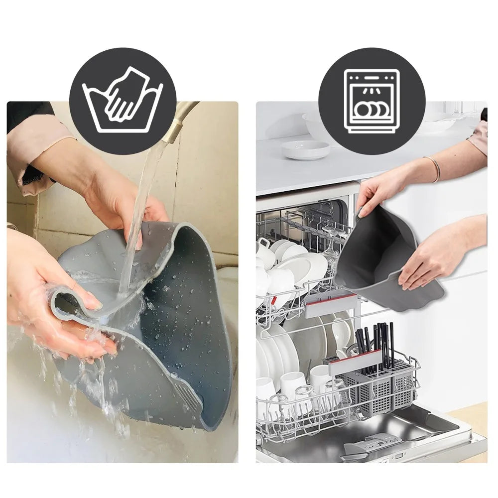 Silicone Slow Cooker Liner Reusable Divider Insert with Handle