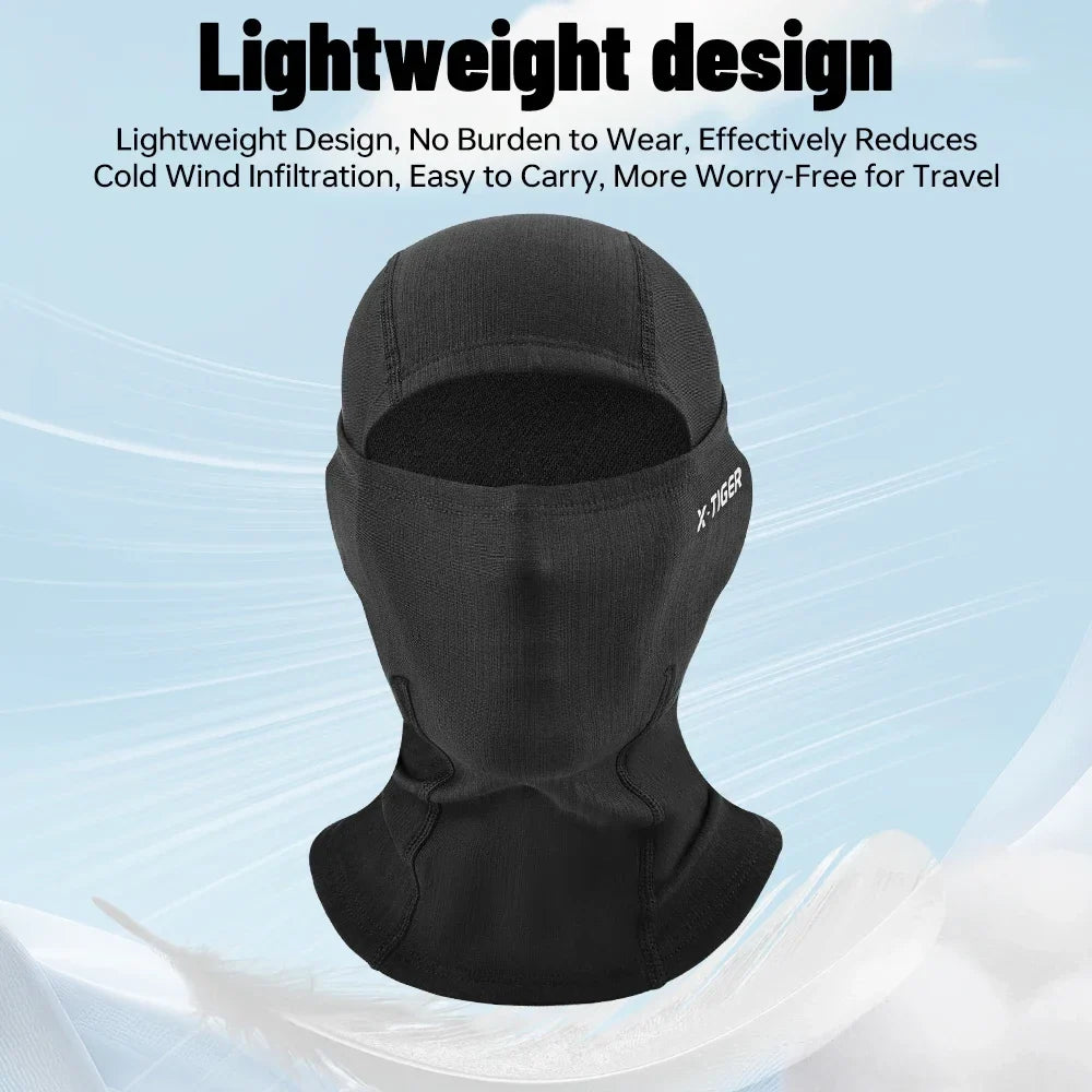 X-TIGER Winter Cycling Balaclava – Full Face Fleece Ski Mask