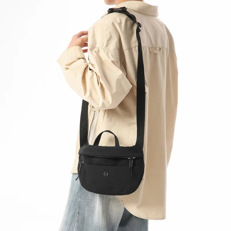 Men's Nylon Crossbody Chest Bag – Multifunctional Sports Sling