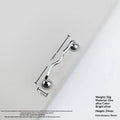 Zinc Alloy Wavy Cabinet Pull Handle – Modern Kitchen & Bath