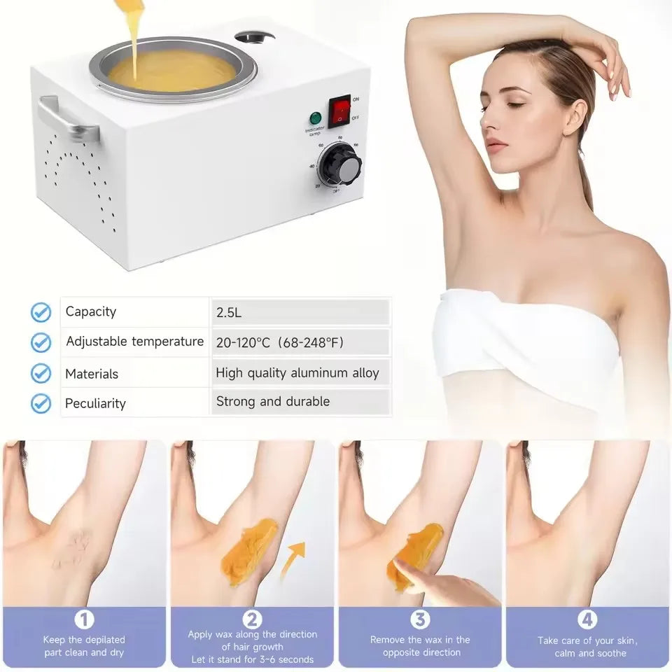 Professional 300W Paraffin Wax Warmer – Single Pot Salon Waxer