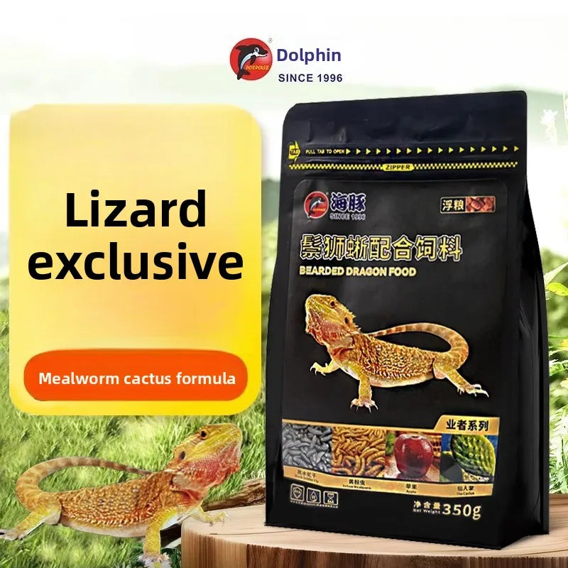 Maned Lizard Compound Feed 350g – Insect Mixed Reptile Food