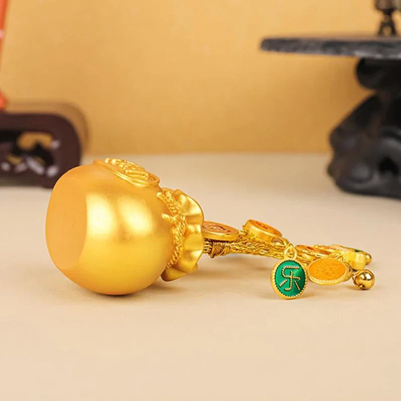 Feng Shui Money Tree Lucky Fortune Miniature Resin Ornament