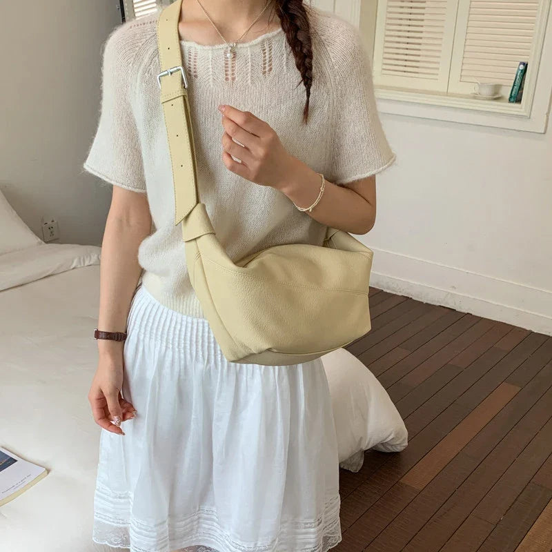 Nixie Minimalist Large Crossbody Shoulder Bag for Women