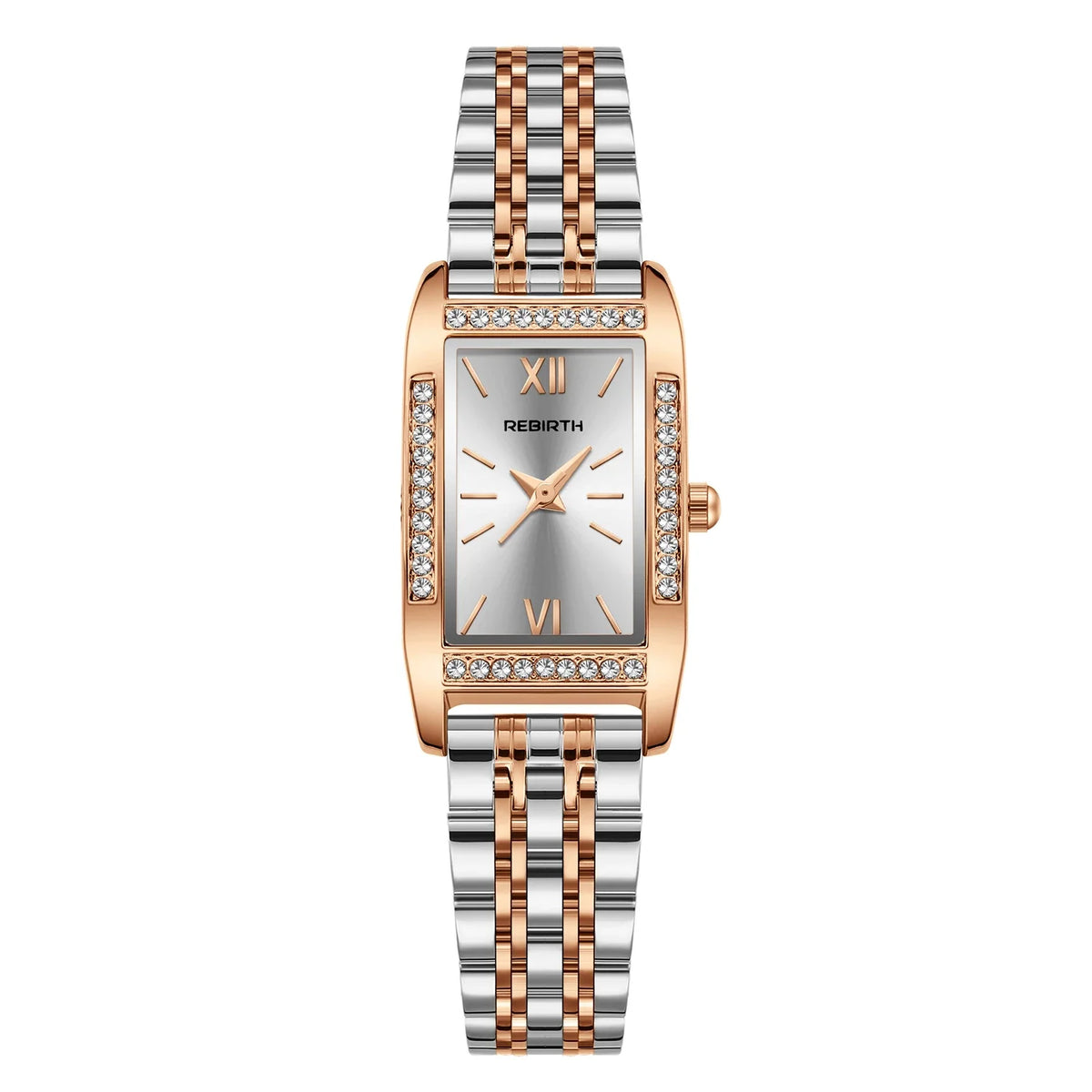 REBIRTH Stainless Steel Casual Quartz Watch – Minimalist