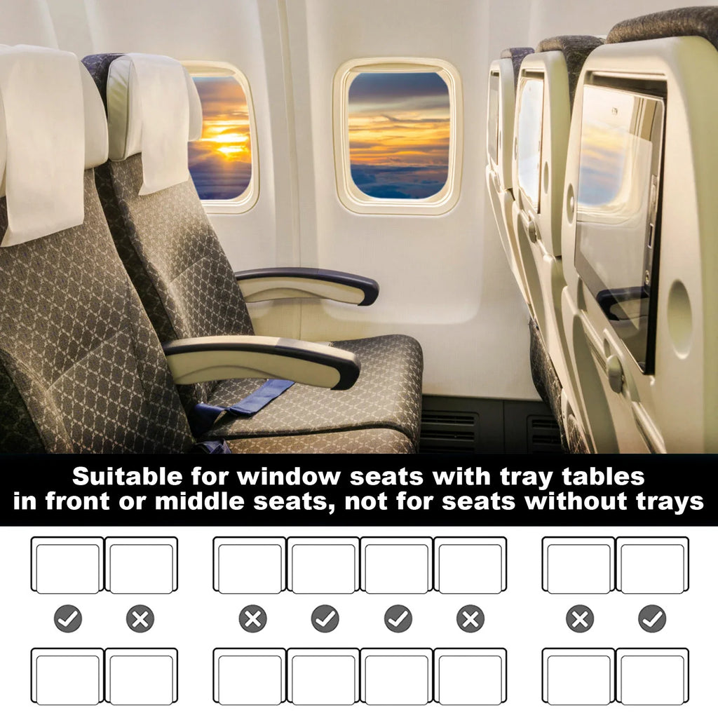 Toddler Airplane Seat Extender & Footrest Travel Bed
