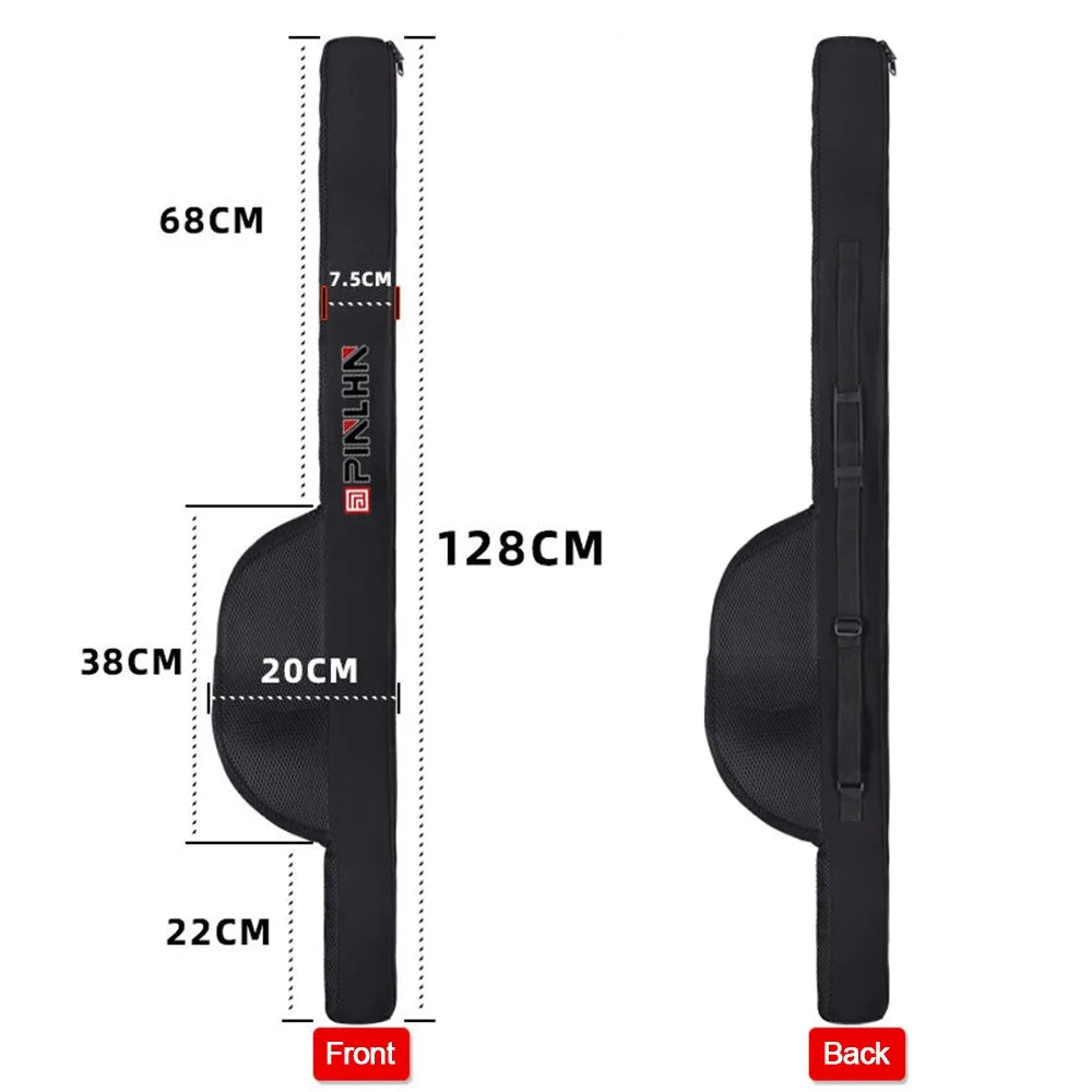 Portable Folding Fishing Rod Bag with Shoulder Strap 118/128cm