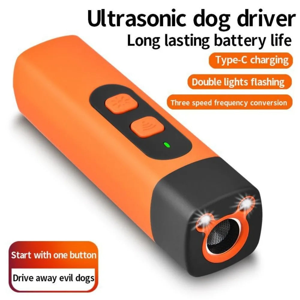 Ultrasonic Dog Bark Deterrent – 40KHz Training Device