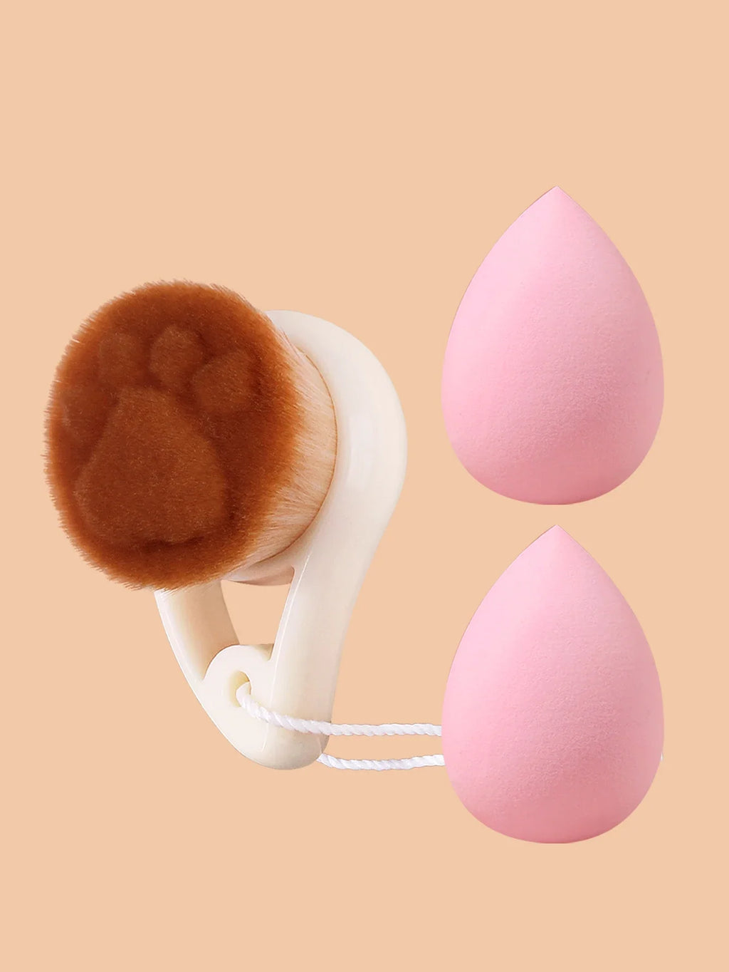 Facial Cleansing Kit – Soft Face Brush & Makeup Sponges