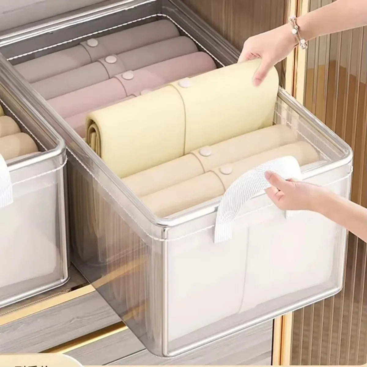 Waterproof PVC Clothes Storage Box with Steel Frame | Nixie