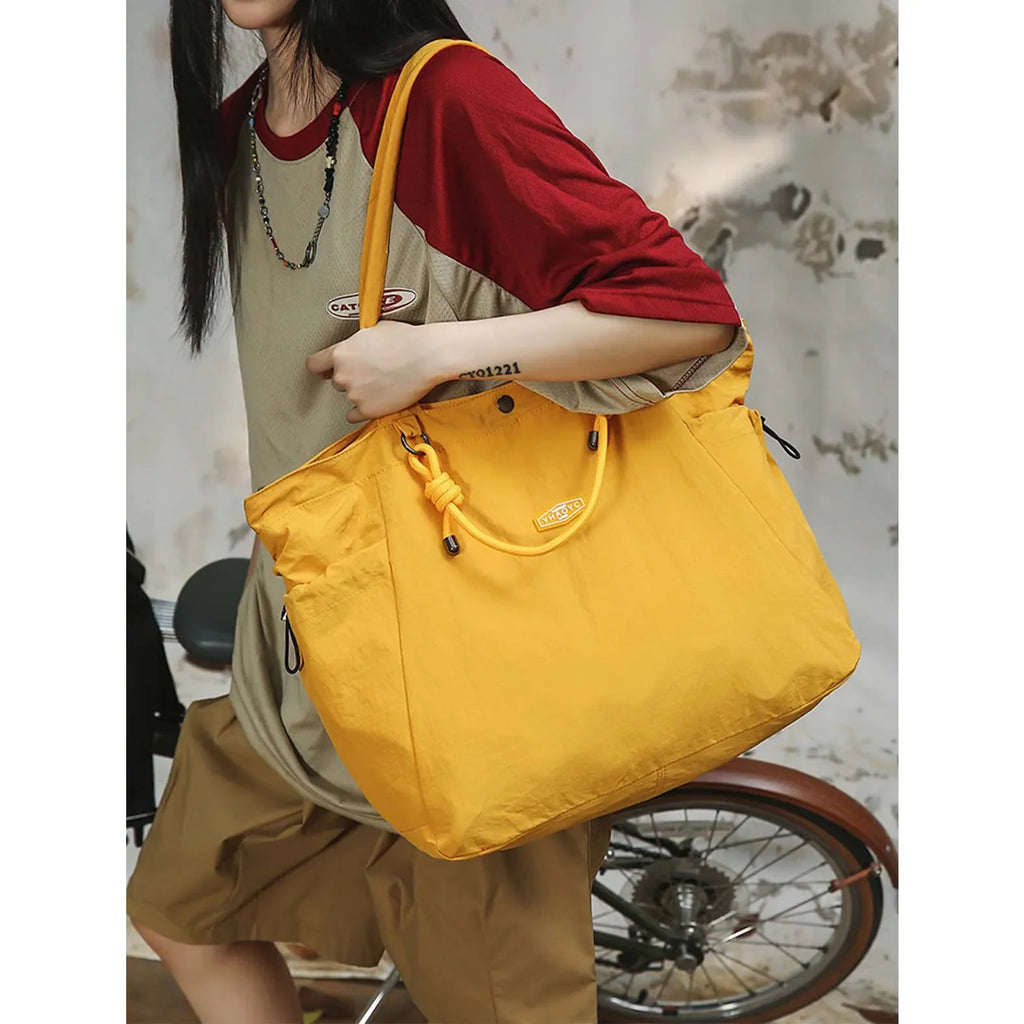 Nixie Large Nylon Tote Bag – Shoulder, Travel & Commute Bag
