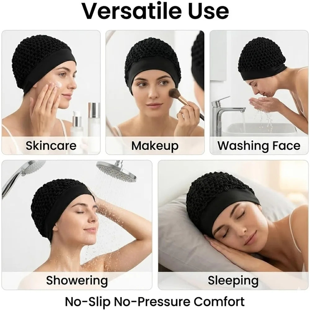 Nixie Mesh Hair Net – Stretchy Sleep Bonnet for Silk Press