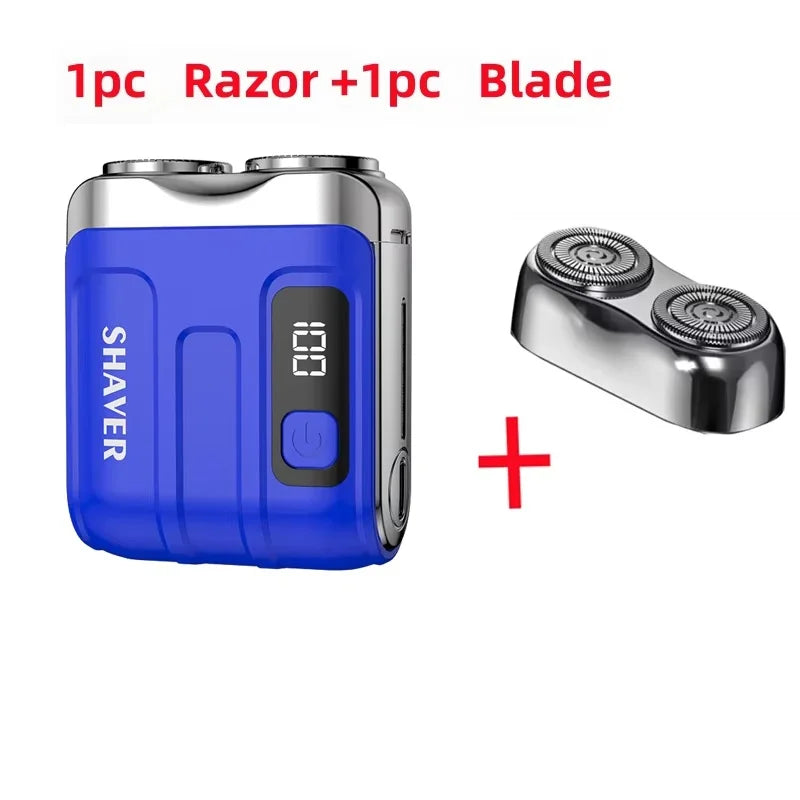 R-18 Mini Portable Electric Shaver – IPX7, LED, Type-C USB