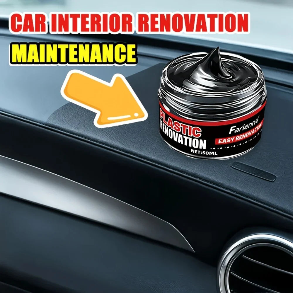 Car Black Plastic Restoration Kit – Trim, Dash & Bumper