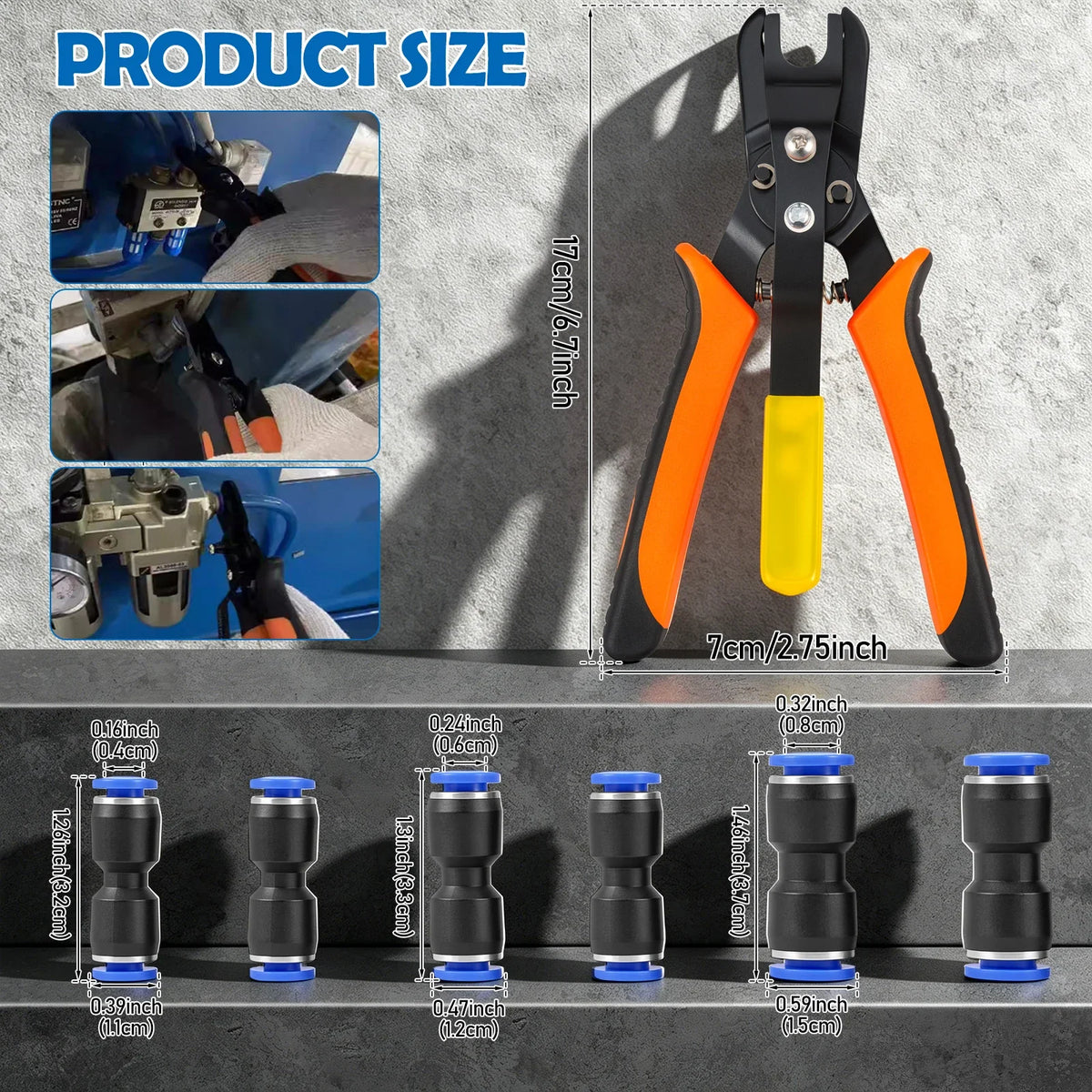 Pneumatic Disconnect Tool Set – Push-to-Connect Fitting Pliers