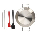 Stainless Steel Vertical Skewer Set – Al Pastor Shawarma Spit