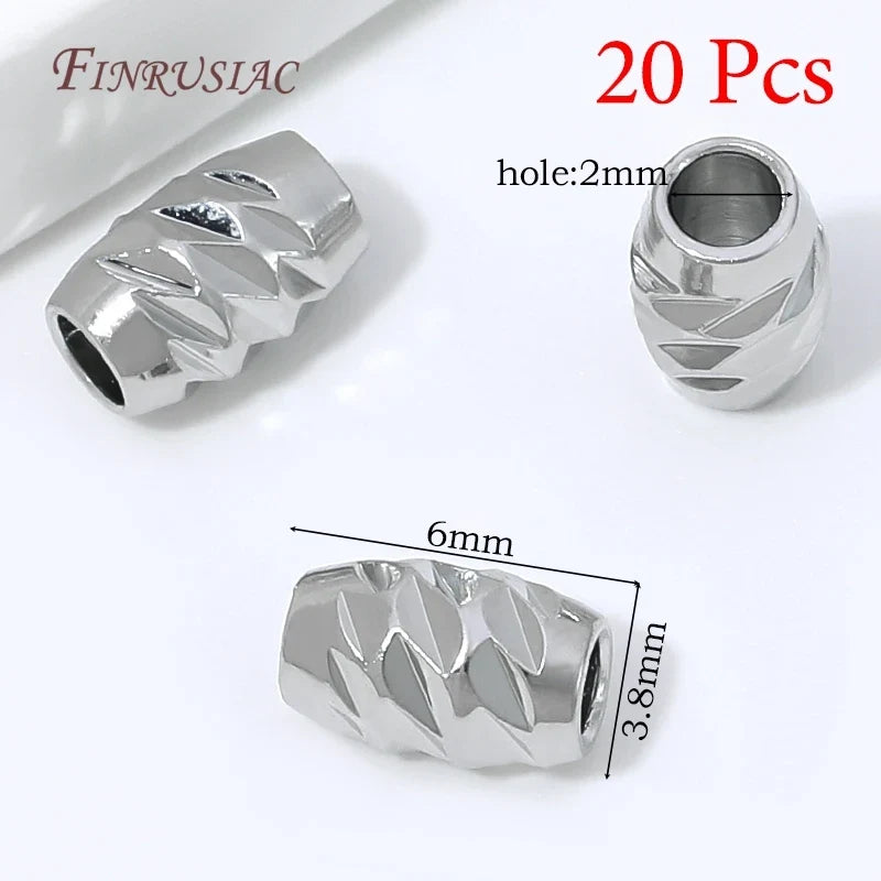18K Gold Plated Zircon Spacer Beads – Brass DIY Jewelry Findings