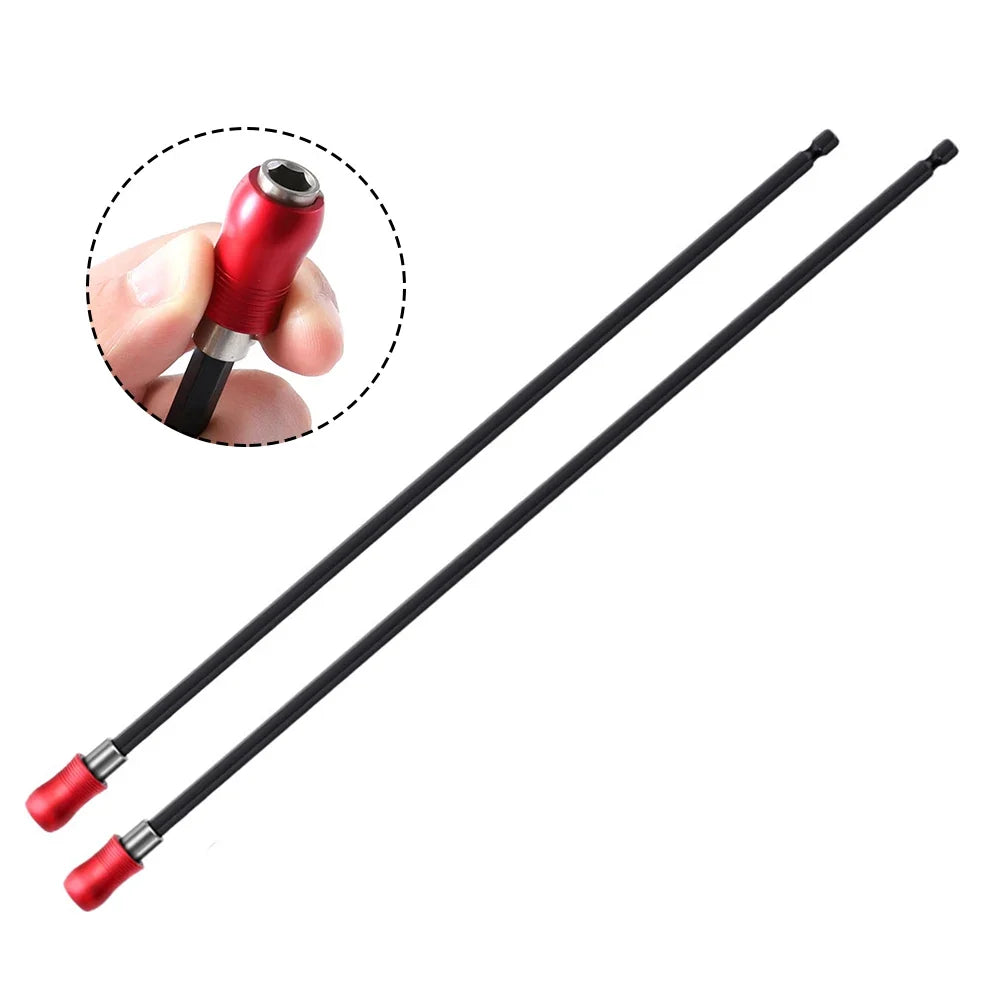 Magnetic Drill Bit Extension Rod 400mm – 1/4" Hex Quick-Release