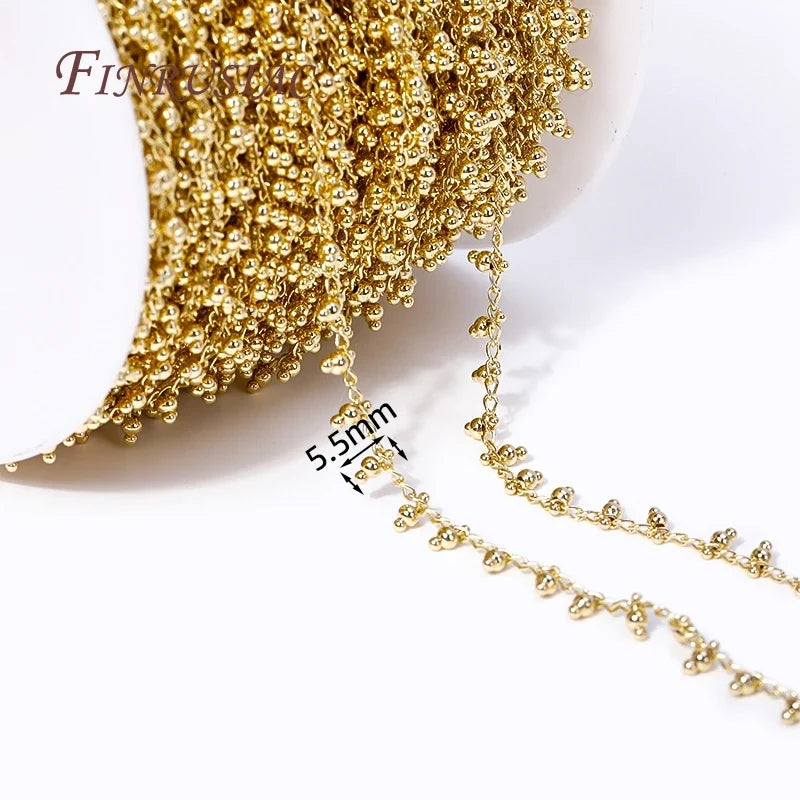 14K Gold Plated Bulk Cable Chain Spool – DIY Jewelry Making