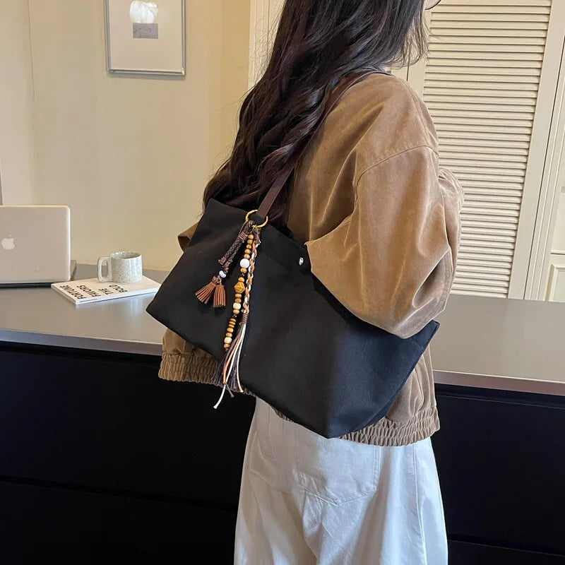 Large Canvas Tote Bag for Women – School & Daily Commute