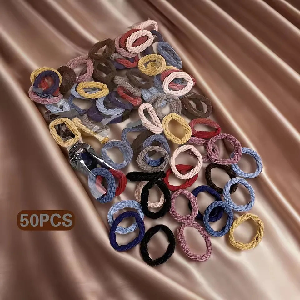 High Elastic Hair Ties – Rubber Ponytail Holders for Women