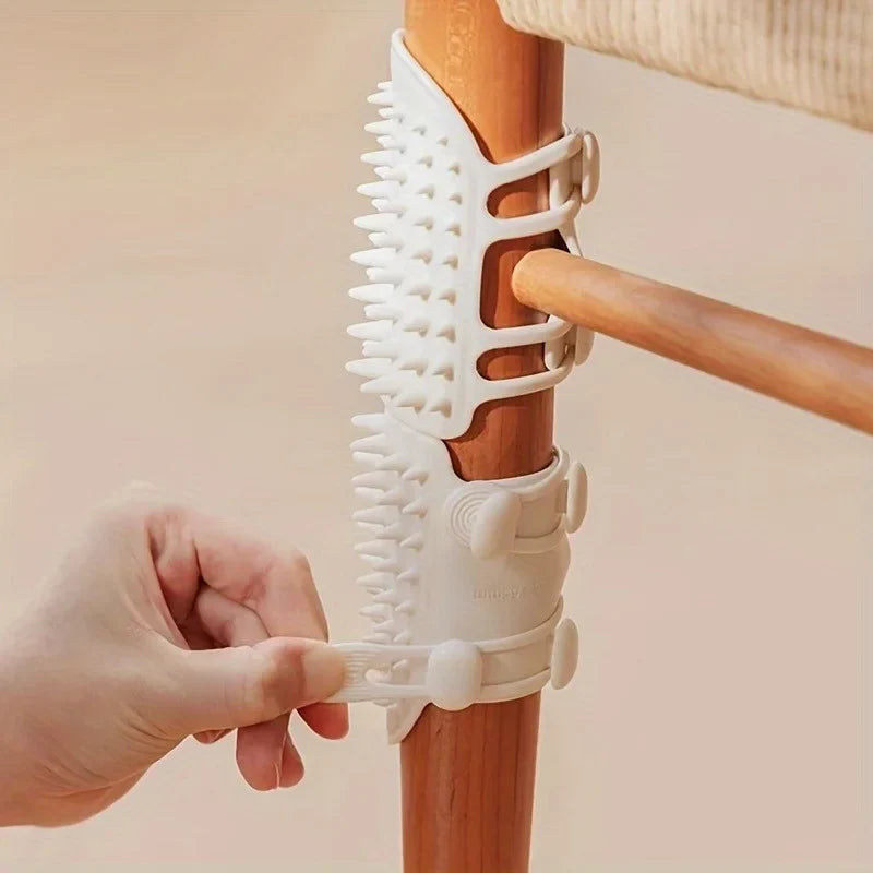 Cat Hair Removal Massage Comb & Wall Corner Scratcher