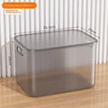 Frosted Plastic Desktop Storage Box – Dustproof Organizer