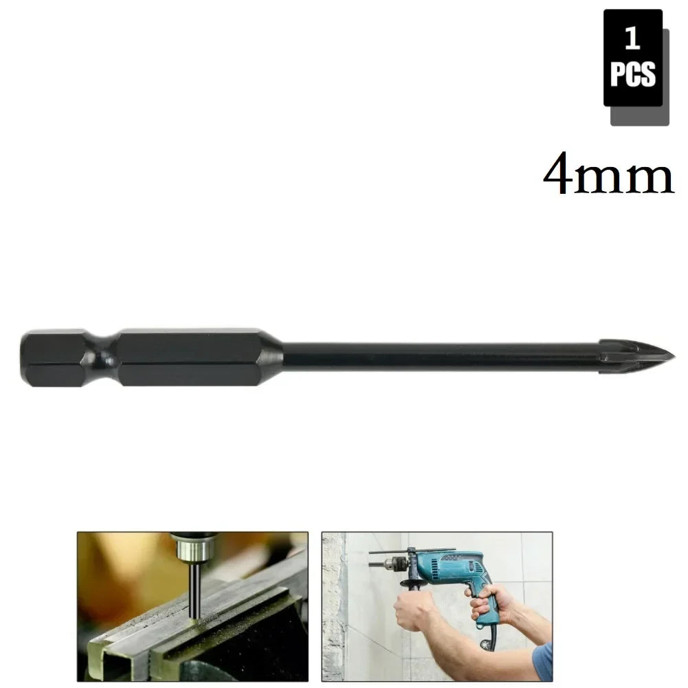 DAZZLEEX Carbide Triangle Drill Bit – Tile Glass Ceramic Concrete