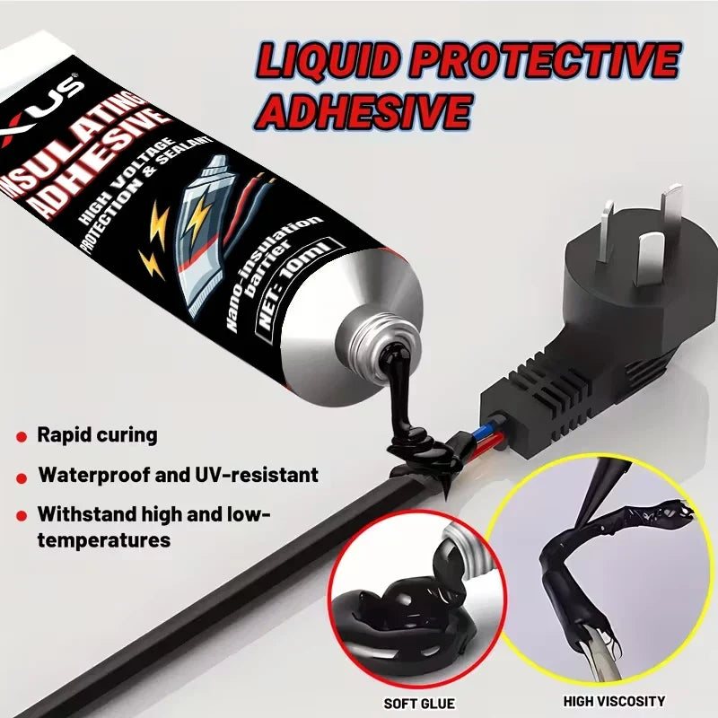 Waterproof Liquid Electrical Tape – Rubber Insulating Wire Sealant