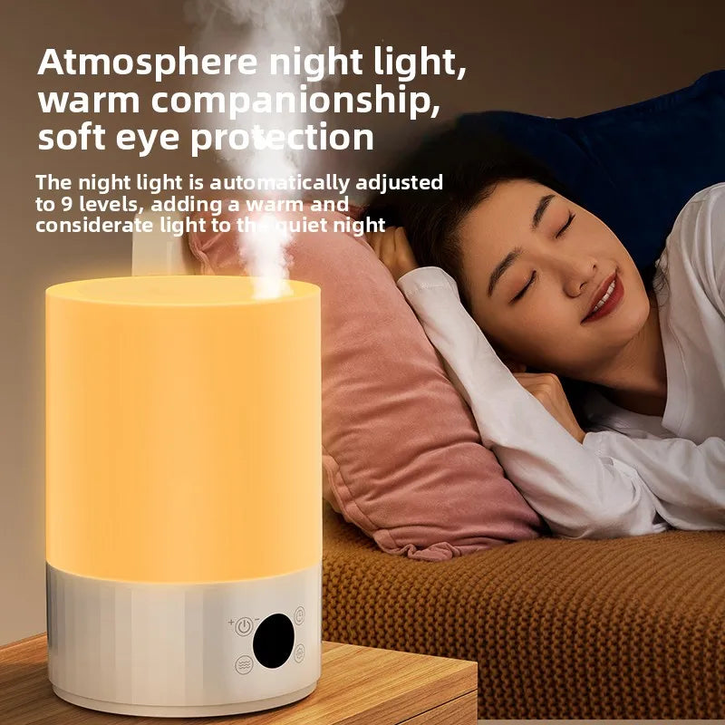 Smart 8L Ultrasonic Humidifier – Digital Display & Auto Mist