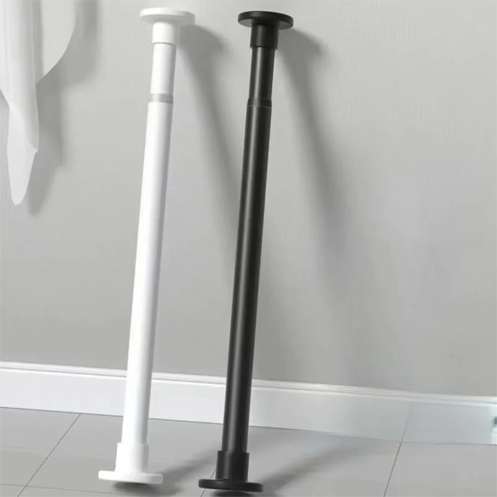 No-Drill Telescopic Spring Tension Curtain Rod – Adjustable