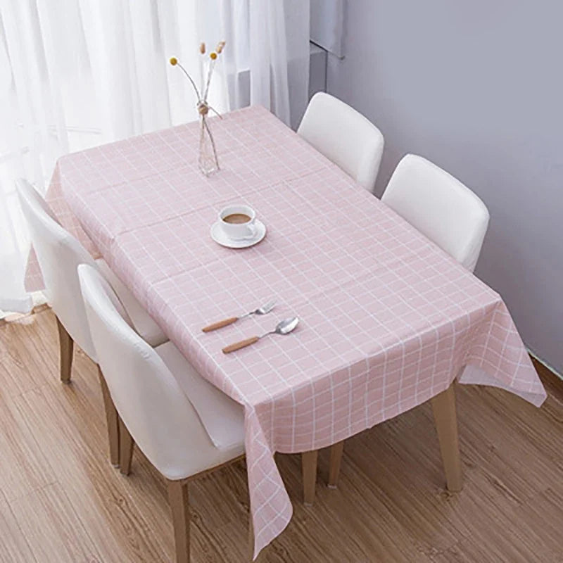 PEVA Waterproof Plaid Tablecloth 137x90cm | Party & Picnic