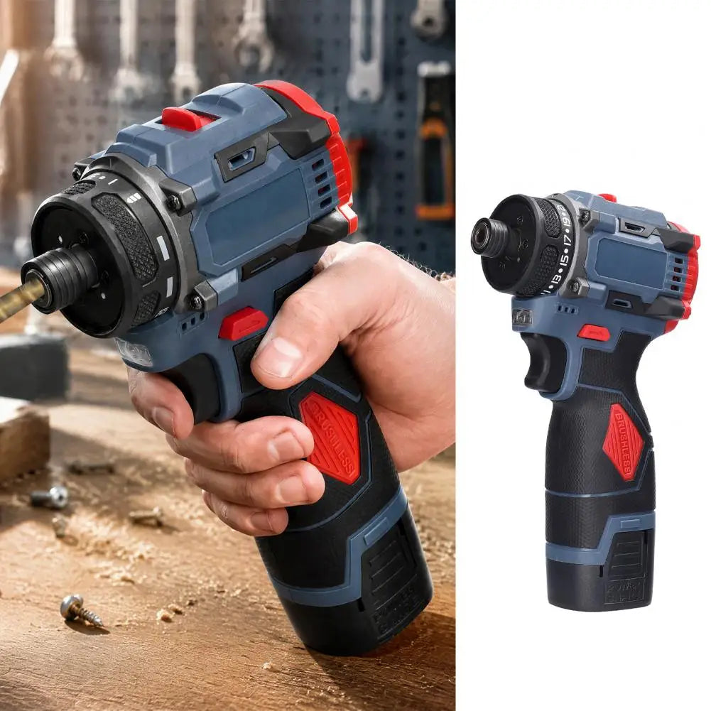 16.8V Cordless Drill Driver – 45Nm Brushless Motor Power Tool