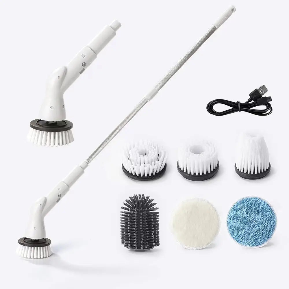 Wireless Electric Cleaning Brush – Telescopic Long Handle