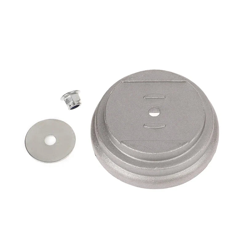 Stainless Steel Blade Base for Electric Lawn Mowers | Grass Guard