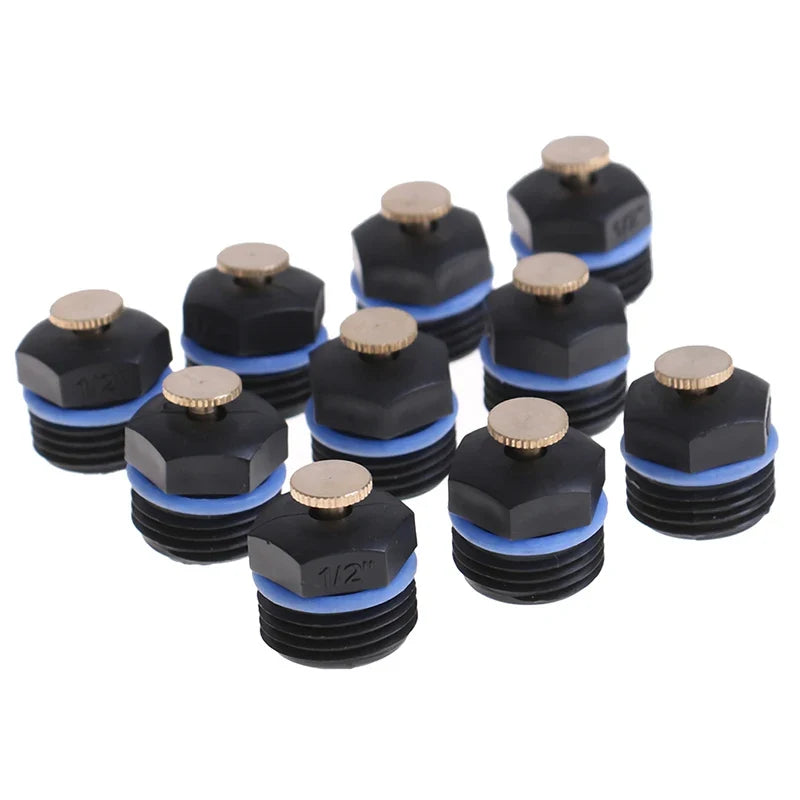 10-Pack 1/2" DN15 Threaded Garden Lawn Sprinkler Heads