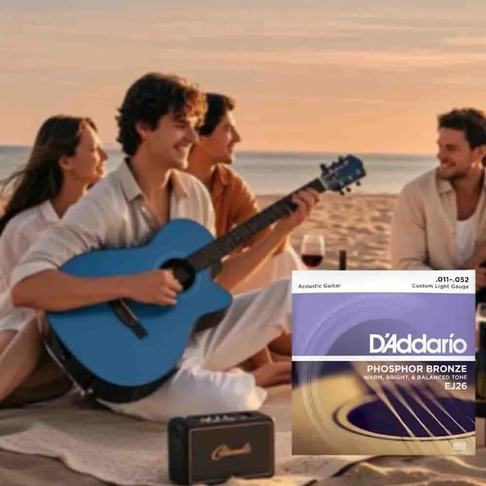 D'Addario EJ26 Phosphor Bronze Acoustic Guitar Strings 11-52