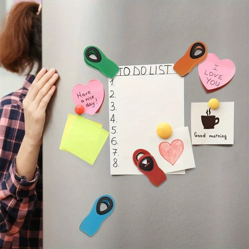 Magnetic Bag Clips Reusable Food Sealing Clips – 3/6 Pack