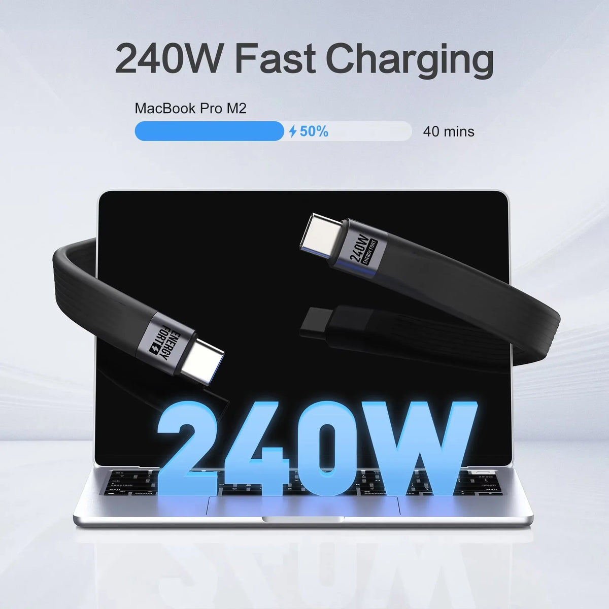 USB4 240W Keychain Cable – 40Gbps USB-C Fast Charge