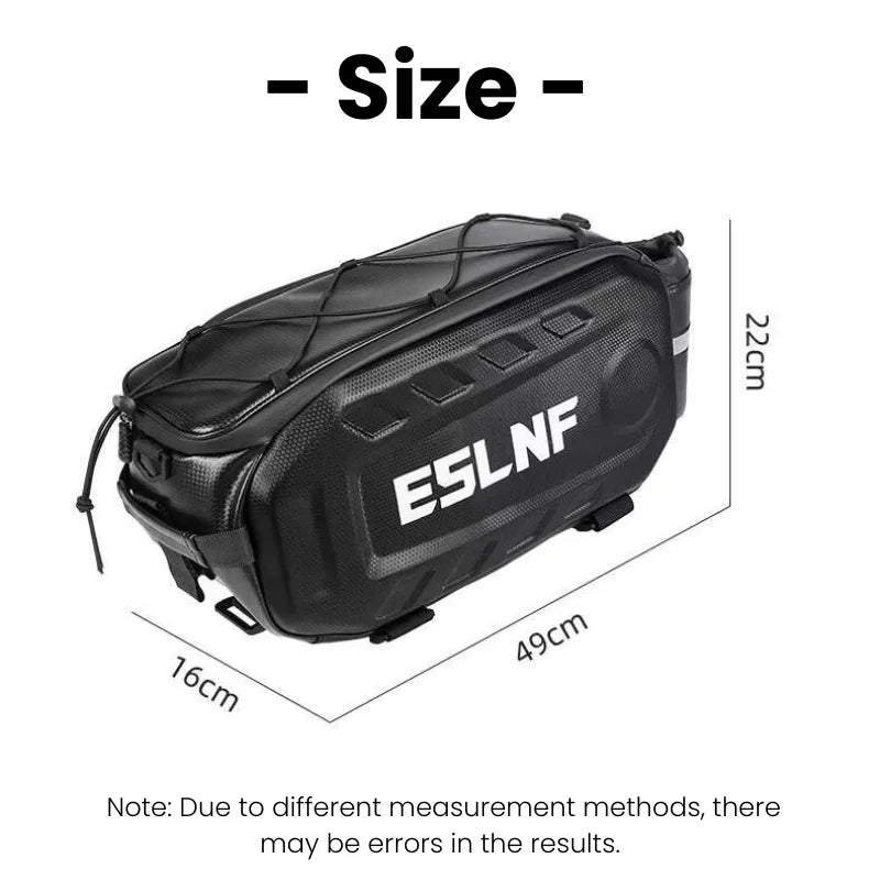 17L Hard Shell Waterproof Bike Rear Rack Bag – MTB & E-Bike