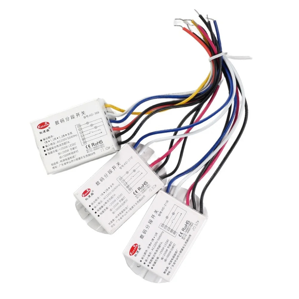 220V Wireless Remote Control Light Switch – 2 Way & 3 Way