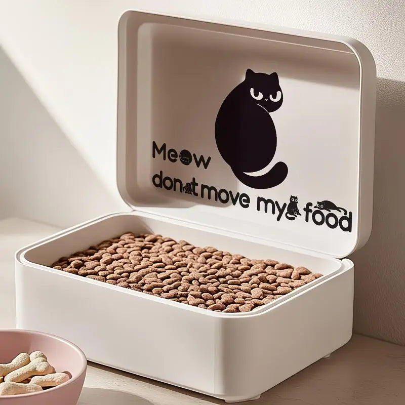 Waterproof Cat & Dog Food Container Stickers – PVC Decals