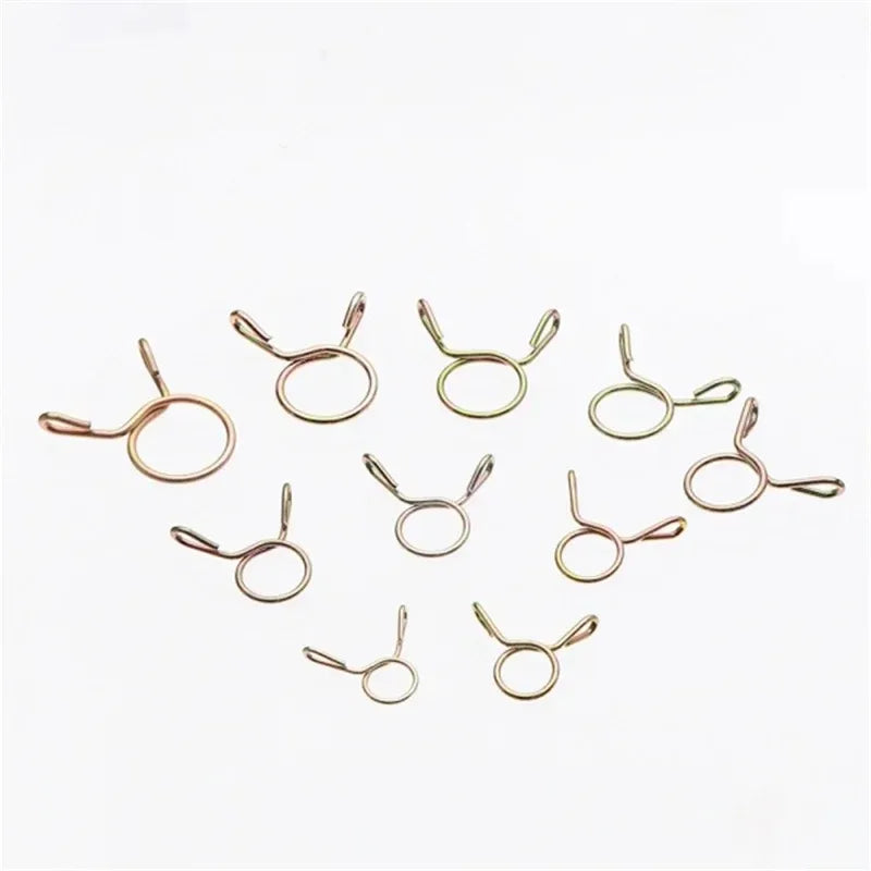 250/126PCS Spring Hose Clips 5–14mm Fuel Pipe Clamps Motorcycle