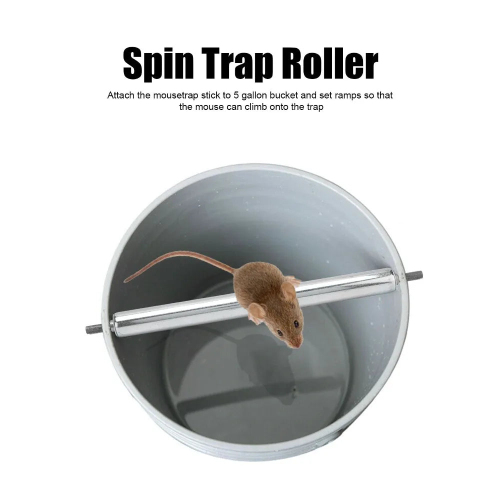 Rolling Mouse Trap Auto Reset – Humane, Safe for Kids & Pets