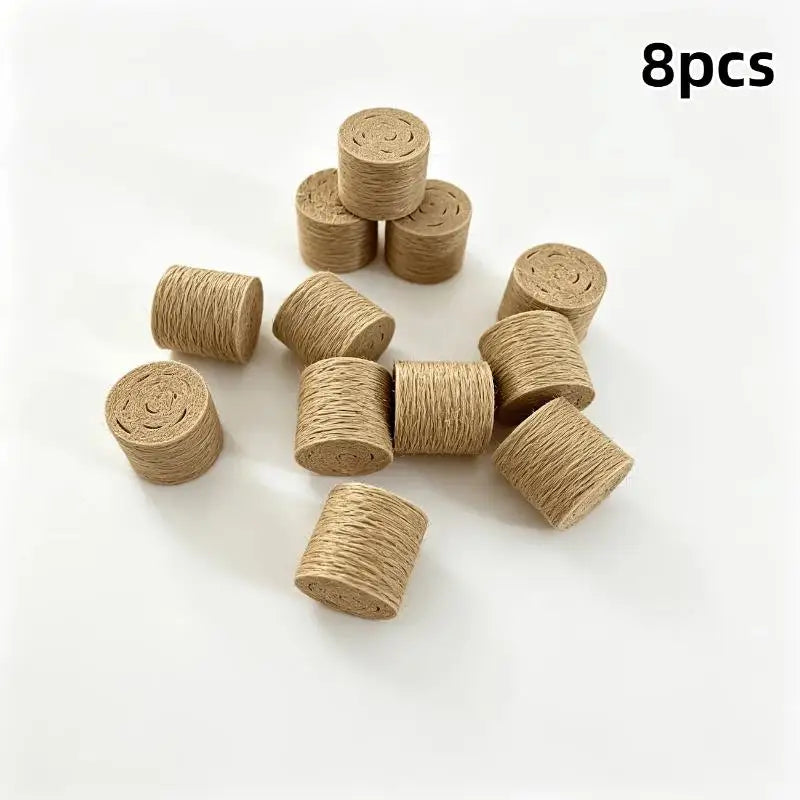 Miniature Hay Bale Farm Ornaments 8/16 Pcs – Landscape Décor