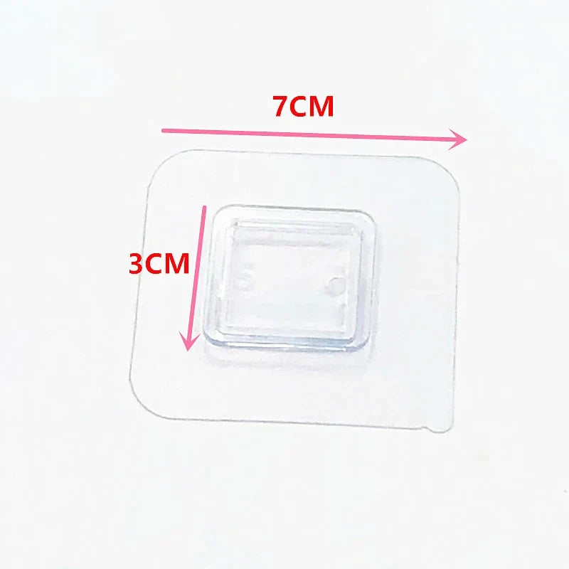 Transparent Self-Adhesive Wall Hook – No-Drill Kitchen & Bath