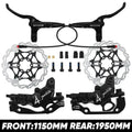 BUCKLOS 4-Piston Hydraulic Disc Brake Set – E-Bike & MTB