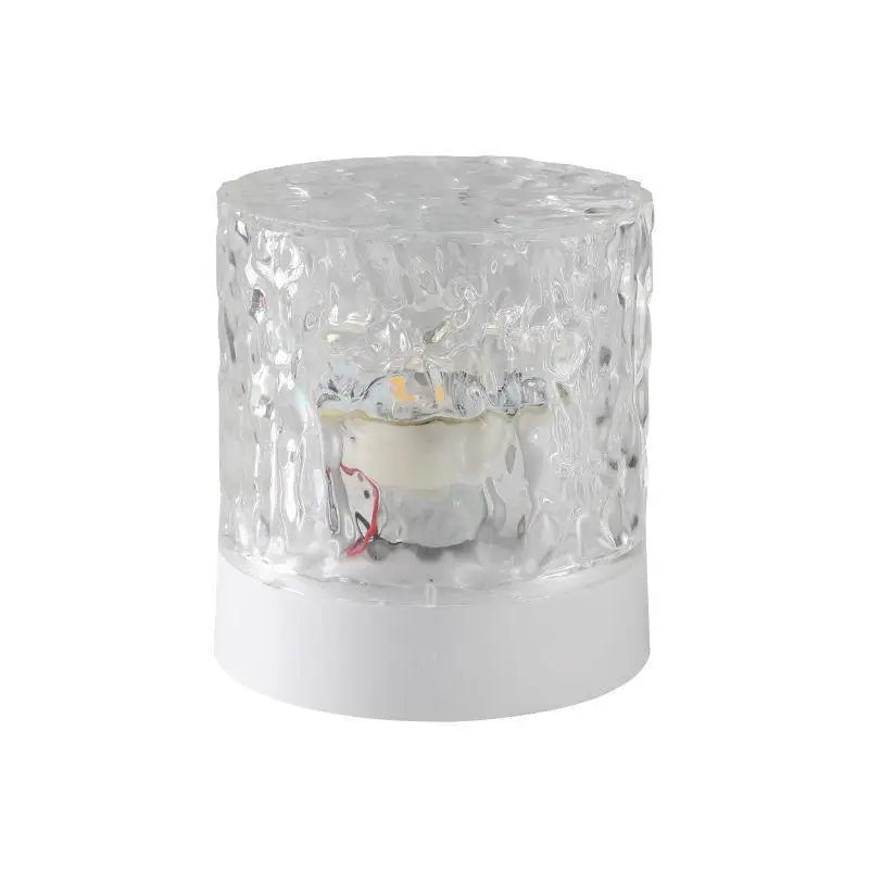 3D Water Ripple Projector Night Light – Ambient Bedroom Lamp