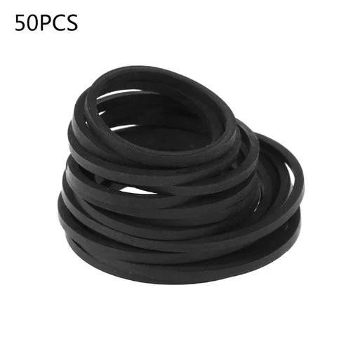 1.2mm Rubber Turntable Drive Belt 30–40mm – 50 Pack | Record Player