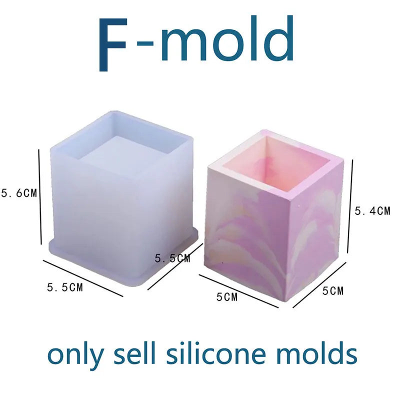 Sleeping Girl Silicone Mold – DIY Resin Concrete Vase Planter